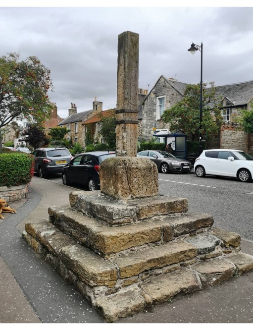 The 18th century Mercat Cross of Aberlady